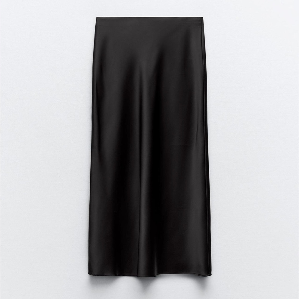Zara satin skirt